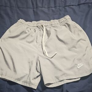 Nike Light Gray Sports Shorts